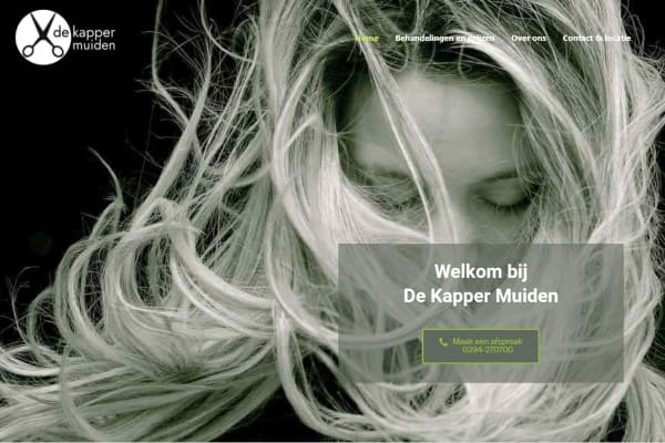 De Kapper Muiden website home